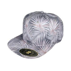 White Palm Tree Hawaiian Floral Classic Snapback Hat